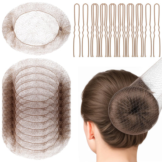 Fandamei front packaging showing tan nets and pins providing tidy styling