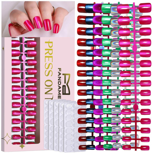 Fandamei front packaging showing all six cat eye colors and case benefit