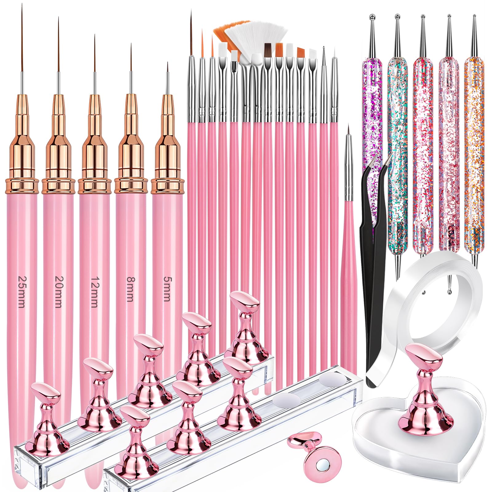 Fandamei front packaging showing complete nail art kit for convenience