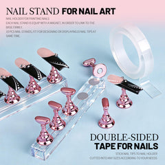 Fandamei heart-shaped handheld base for comfortable single-tip painting