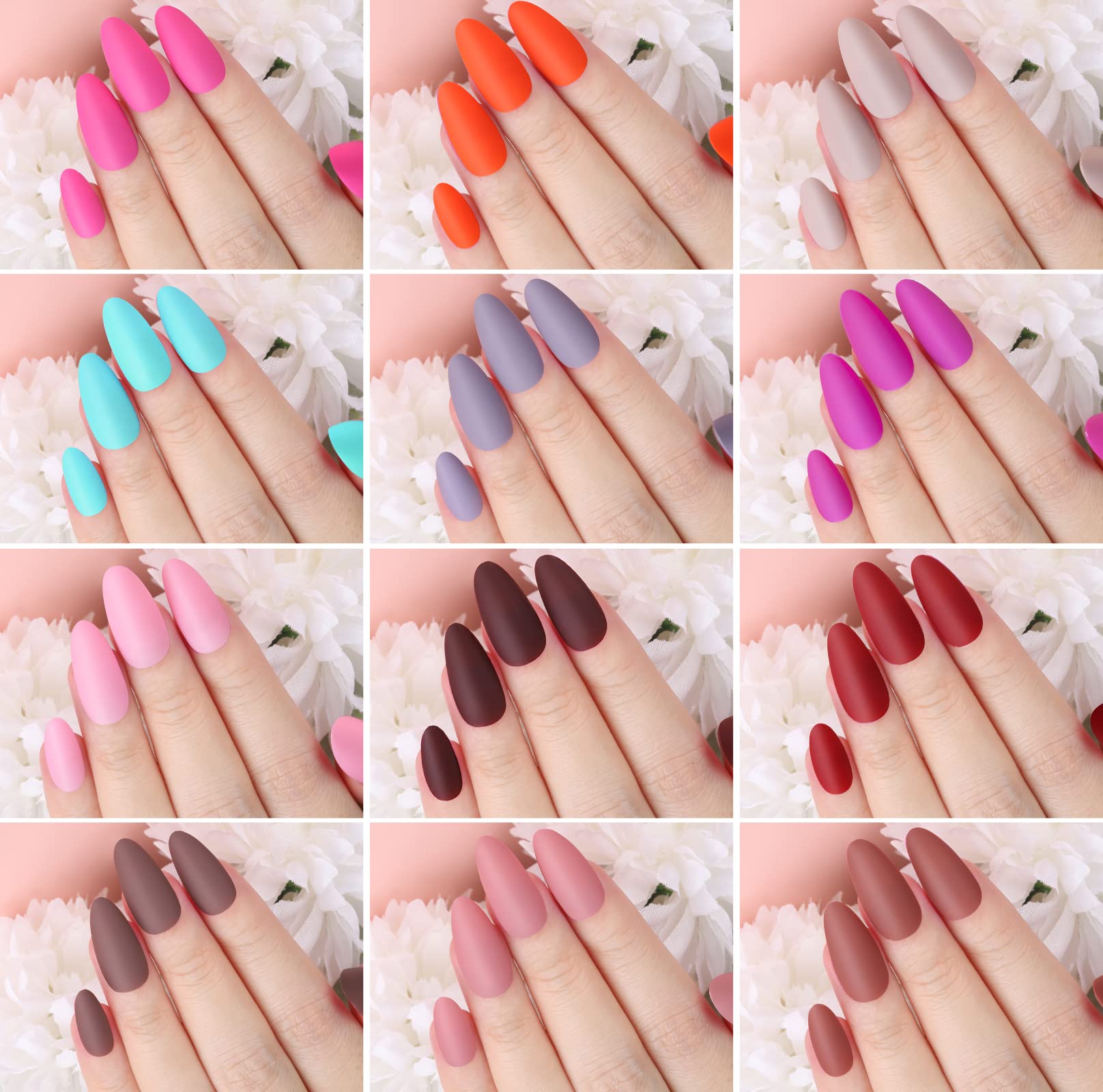 Fandamei press on nails on hand showing polished almond look and instant styling boost