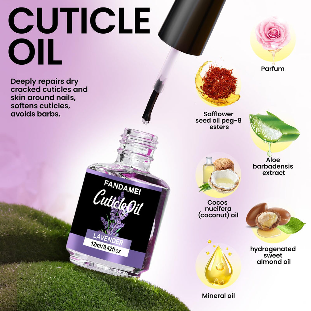 Fandamei kit in a home manicure scene showing stress-free at-home use