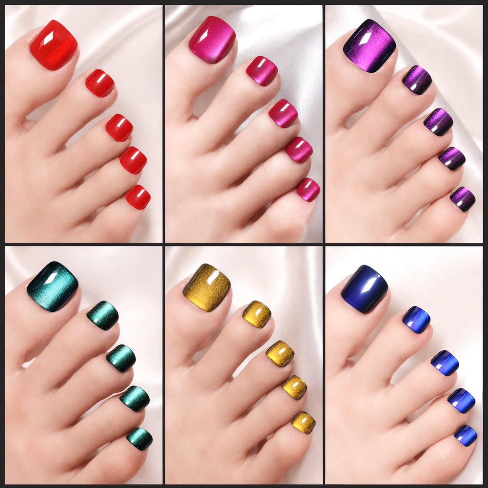 Fandamei lifestyle image with open-toe sandals highlighting polished, wearable pedicure