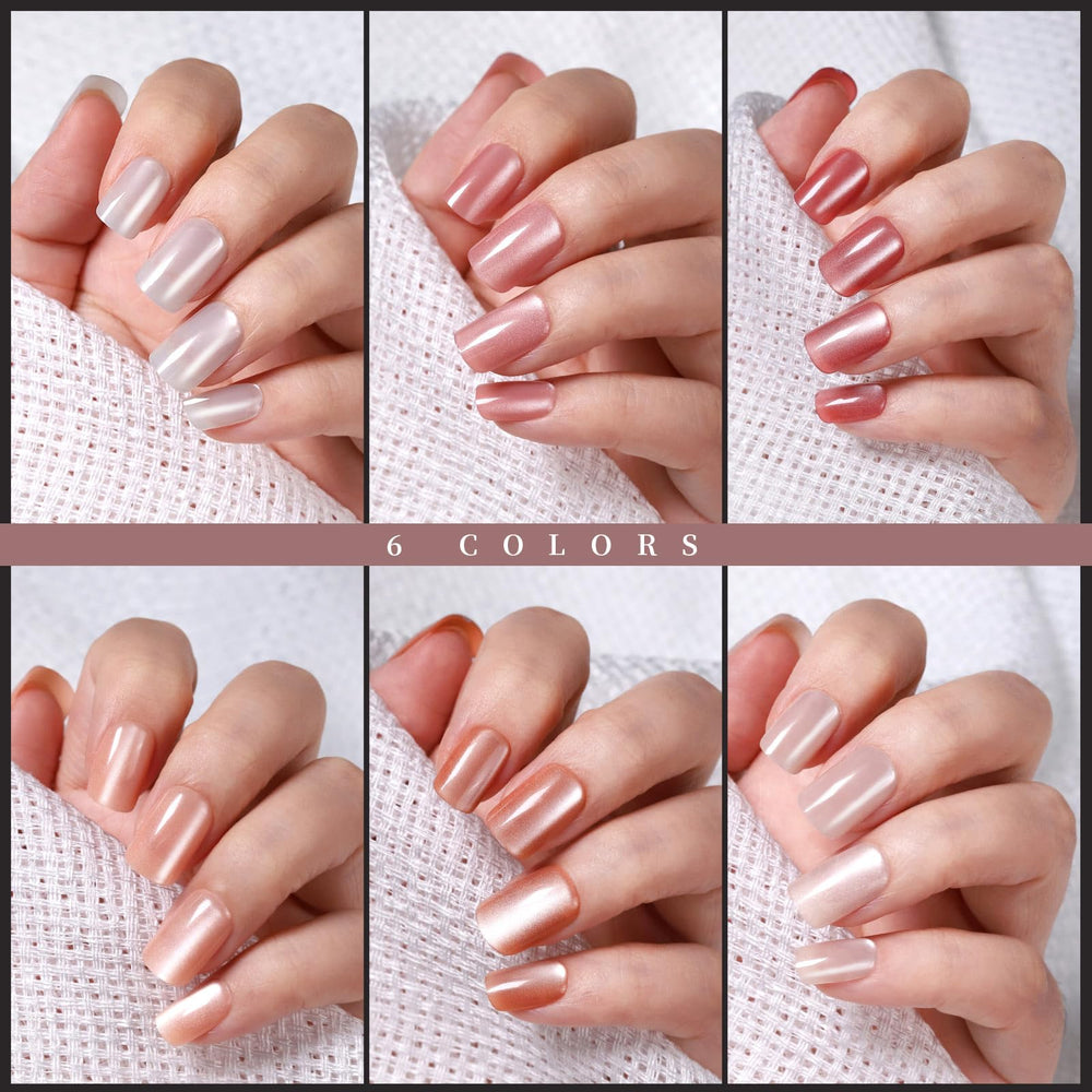 FANDAMEI nails styled with outfit on table illustrating versatile fashion use