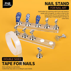 Fandamei magnetic stands holding tips for stable hands-free painting