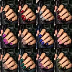 Fandamei manicure tools laid out with files and wood sticks for prep and shaping