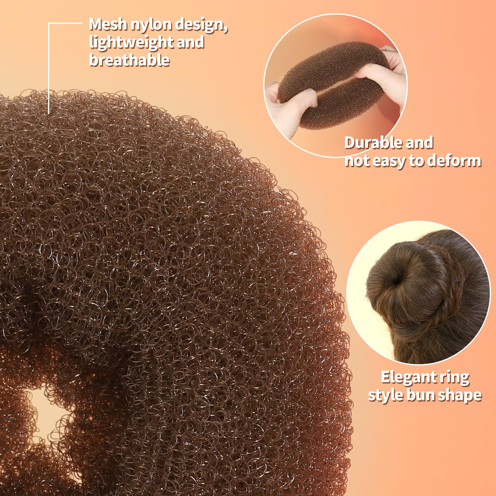 Fandamei close-up of stretchable nylon net texture for comfortable hold