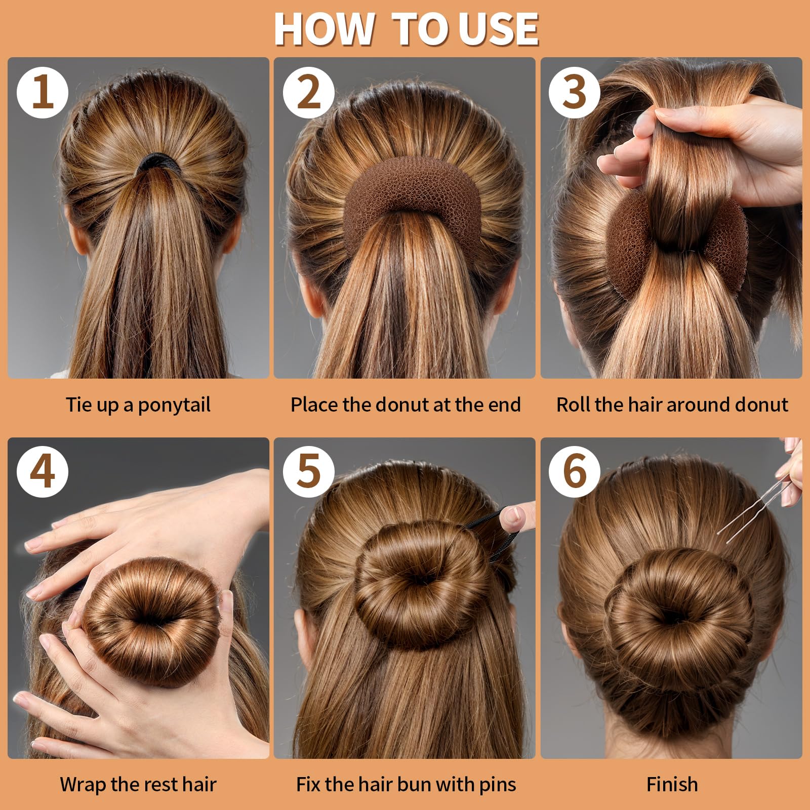 FANDAMEI pins and elastics close-up with smooth ends to prevent snagging