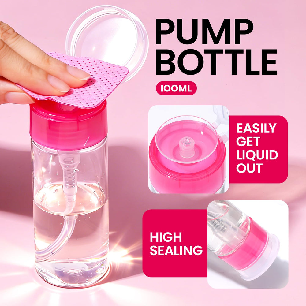 FANDAMEI pump bottle dispensing remover onto wipe for controlled application