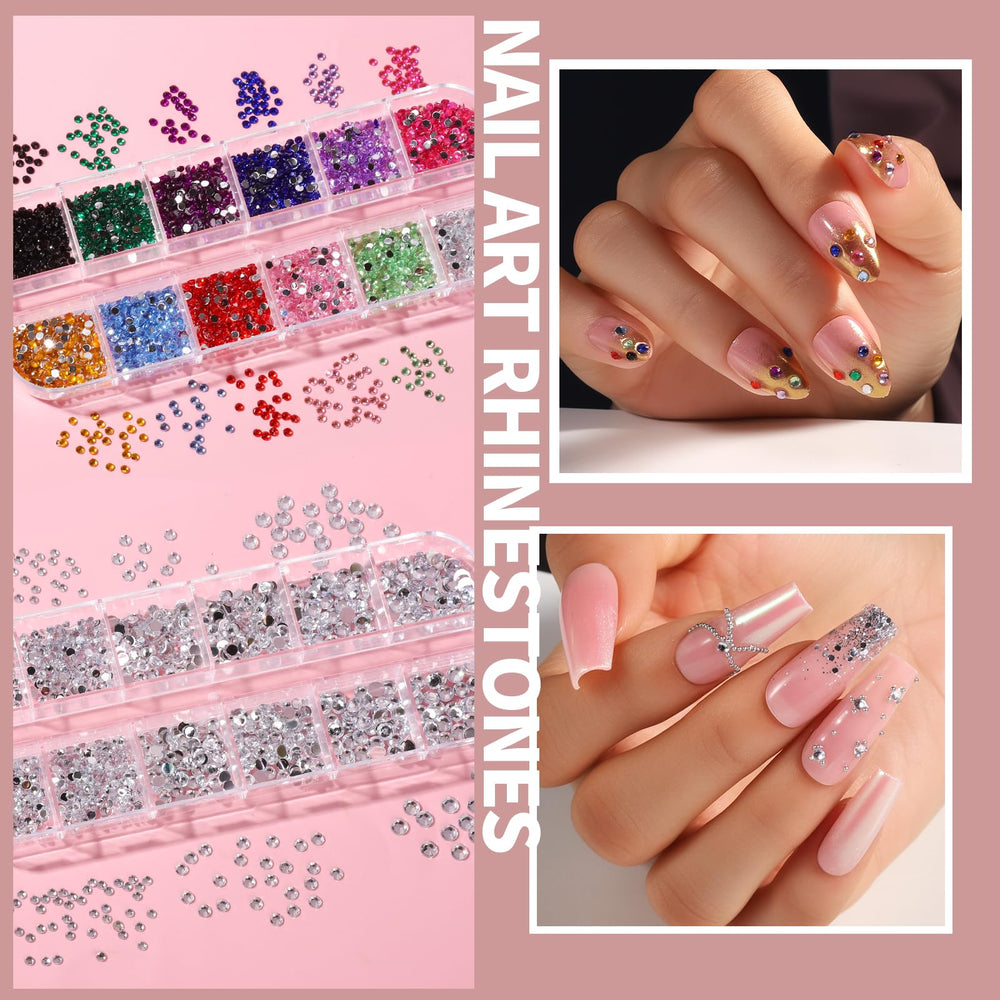 Fandamei rhinestones and pearls boxed assortment for added sparkle