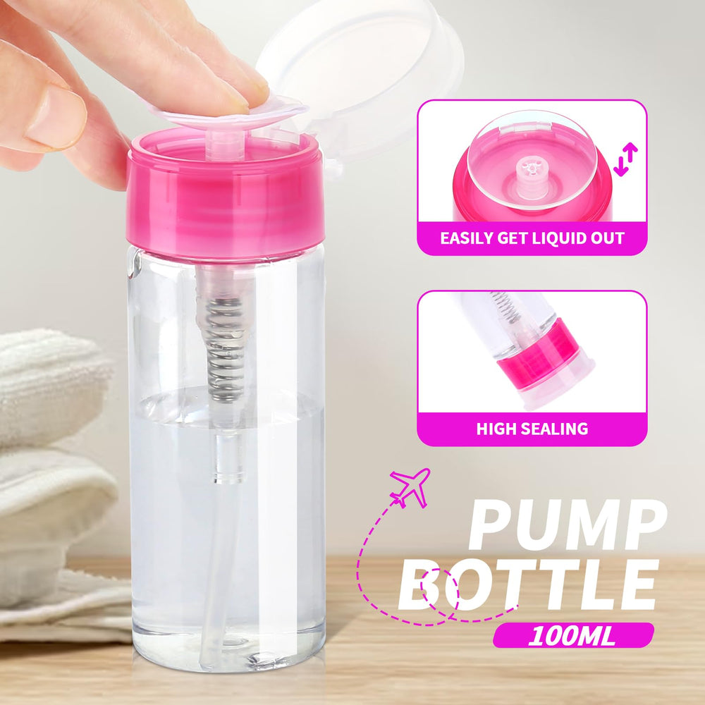 FANDAMEI rose-red remover clips secured on fingers for even soak and easy removal