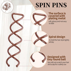 Fandamei rounded tip safety close-up protecting scalp and preventing hair damage