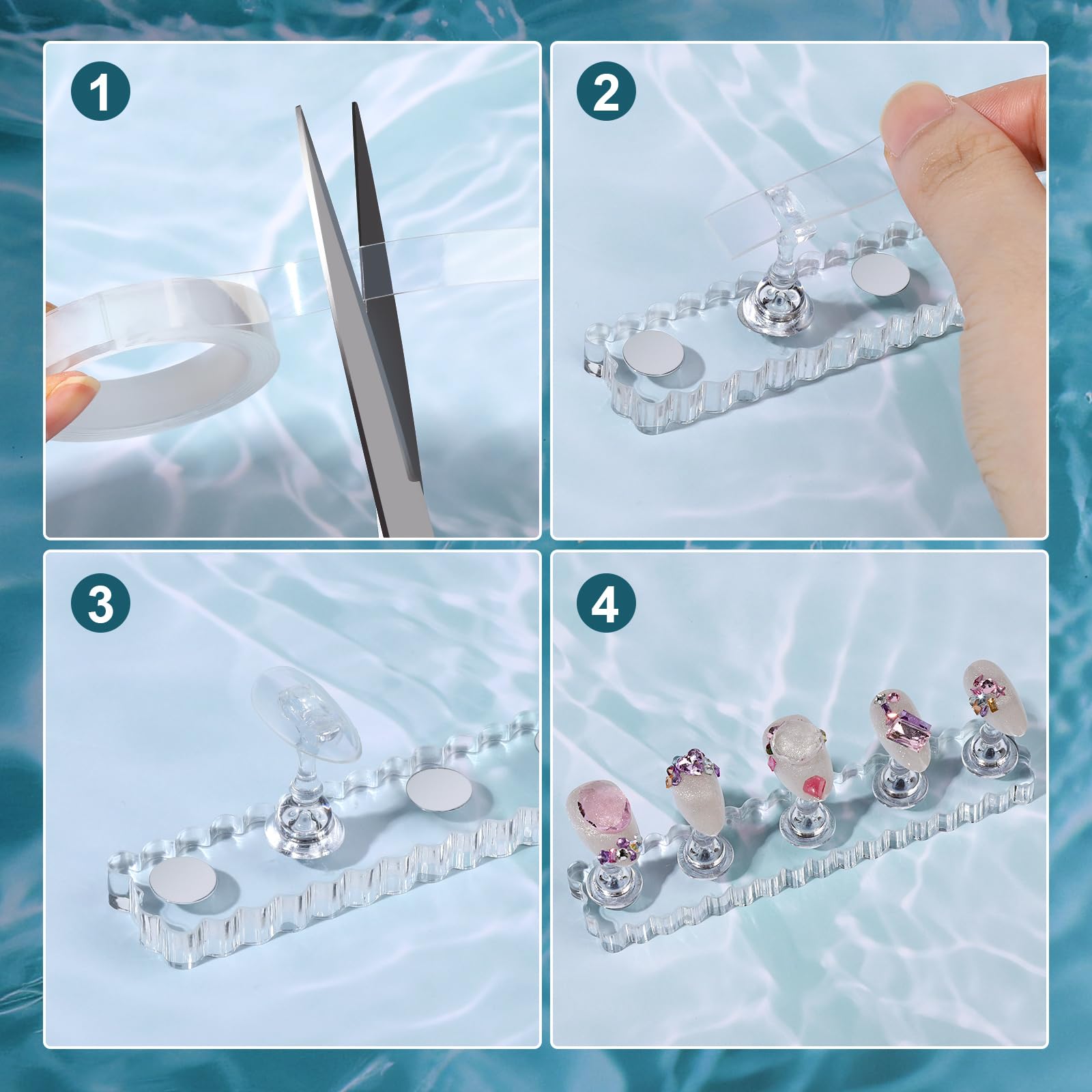 Fandamei hand holding stand to show size and portability benefit