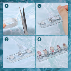 Fandamei hand holding stand to show size and portability benefit