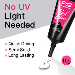 Fandamei semi-solid glue application illustrating quick dry strong bond benefit