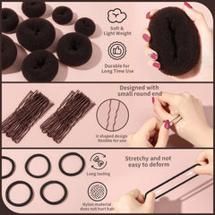 Fandamei size array from extra-large to small giving options for varied hair volumes