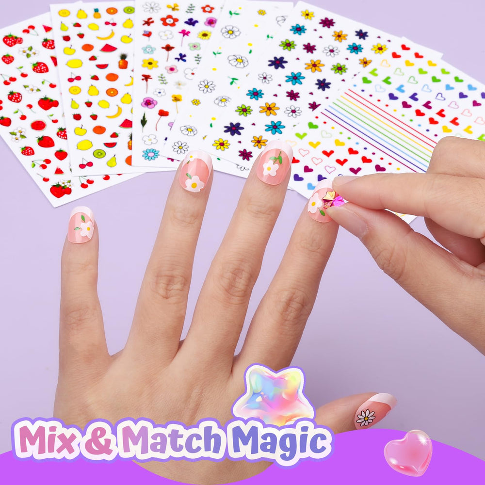 Fandamei size layout showing 12 sizes to ensure a comfortable fit for small fingers