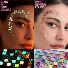 fandamei palette held in hand to show scale, compact portable size benefit