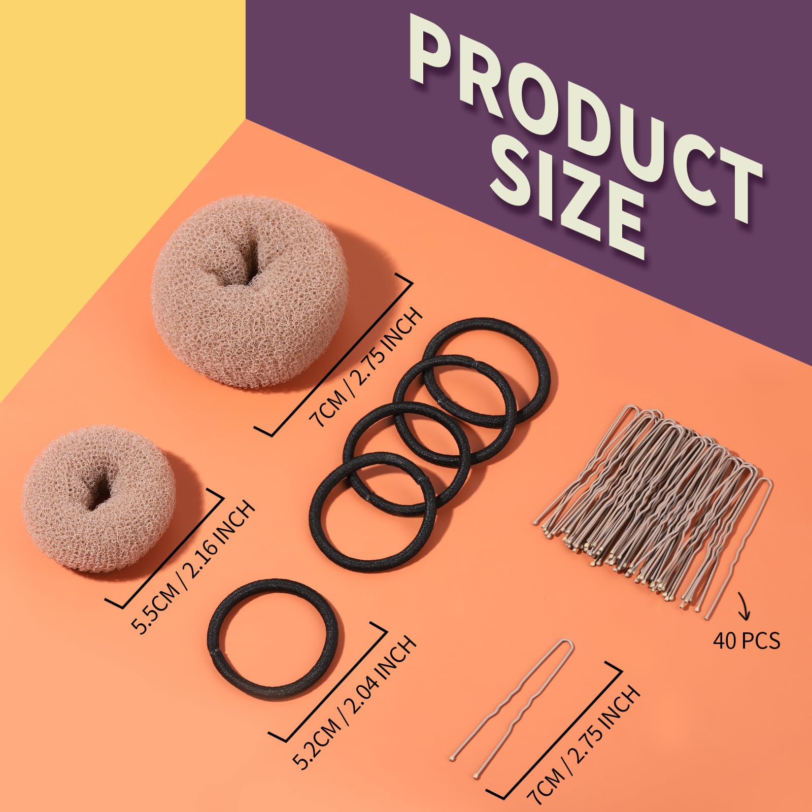 Fandamei donuts in-hand comparing small and extra-small sizes for accurate fit