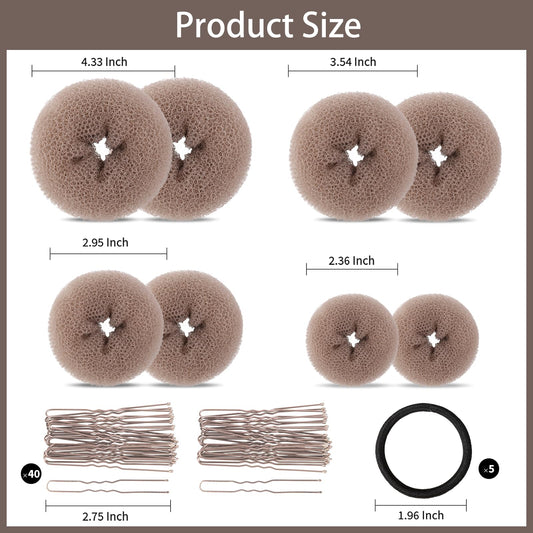 Fandamei assorted donut sizes grouped to show variety and choice