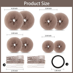 Fandamei assorted donut sizes grouped to show variety and choice