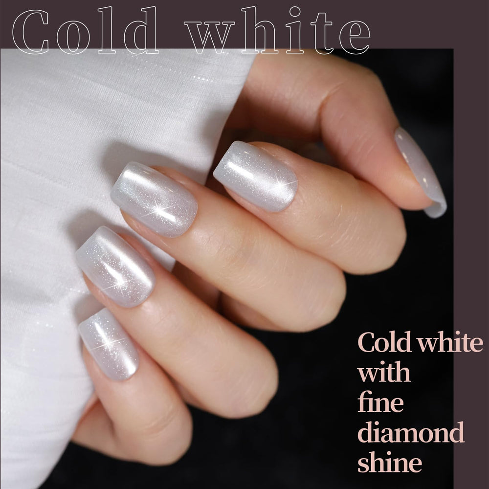Fandamei nails with size numbers printed inside visible, easy size matching