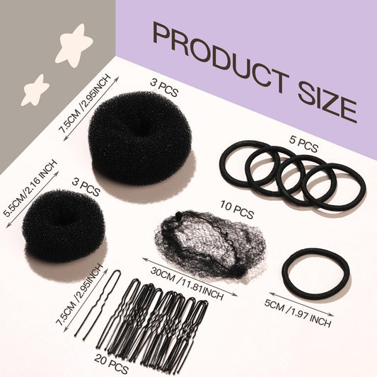 Fandamei close-up of small and extra-small donut forms demonstrating compact volume