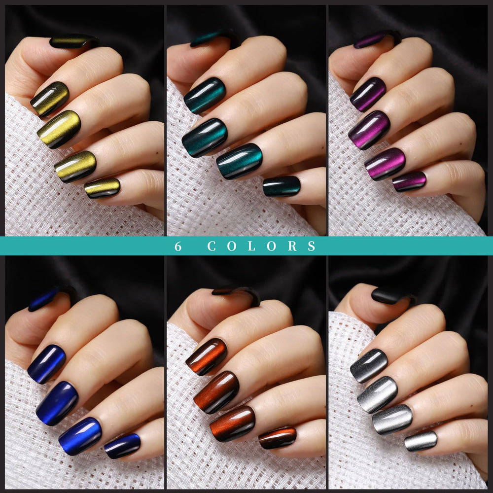 Fandamei woman wearing short square nails showcasing natural look and durability
