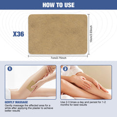 fangtaiabc ingredients label close-up showing natural herbal extracts for topical support
