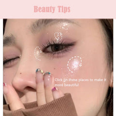 FangTangDI lashline detail application showing crisp liner-like sparkle and long-lasting hold