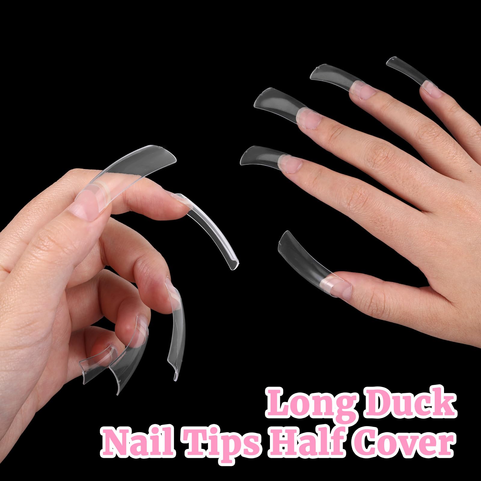 Fanmayhe duck-feet nail tip profile demonstrating wide-top benefit