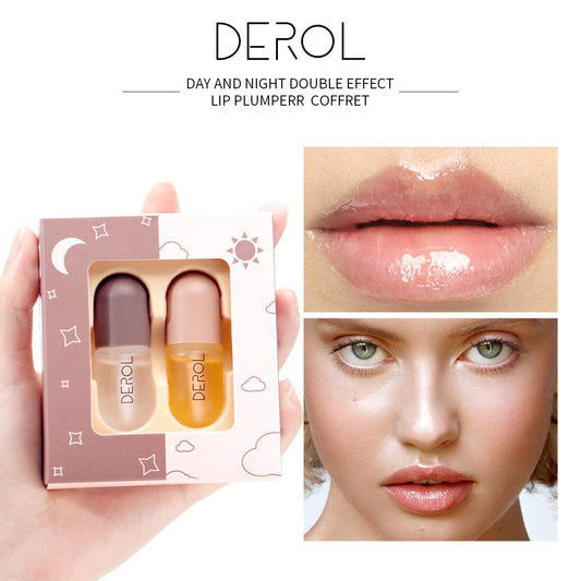 FANMIN texture close-up of glossy yellow daytime formula highlighting smooth, light-reflecting finish