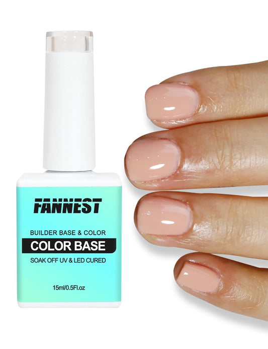 FANNEST close-up texture of gel on spatula highlighting smooth self-leveling