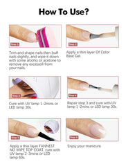 FANNEST lifestyle shot on vanity showing salon results from home convenience