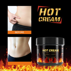 FANSHI cream applied to abdomen illustrating warm-up benefit