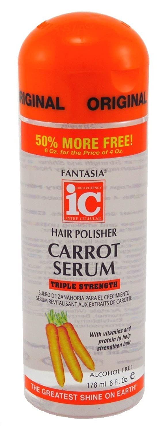 Fantasia carrot serum front packaging showing bottle and label for quick identification and benefit