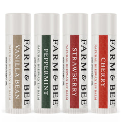 Farm & Bee ingredients label detail showing organic oils for nourishing benefits