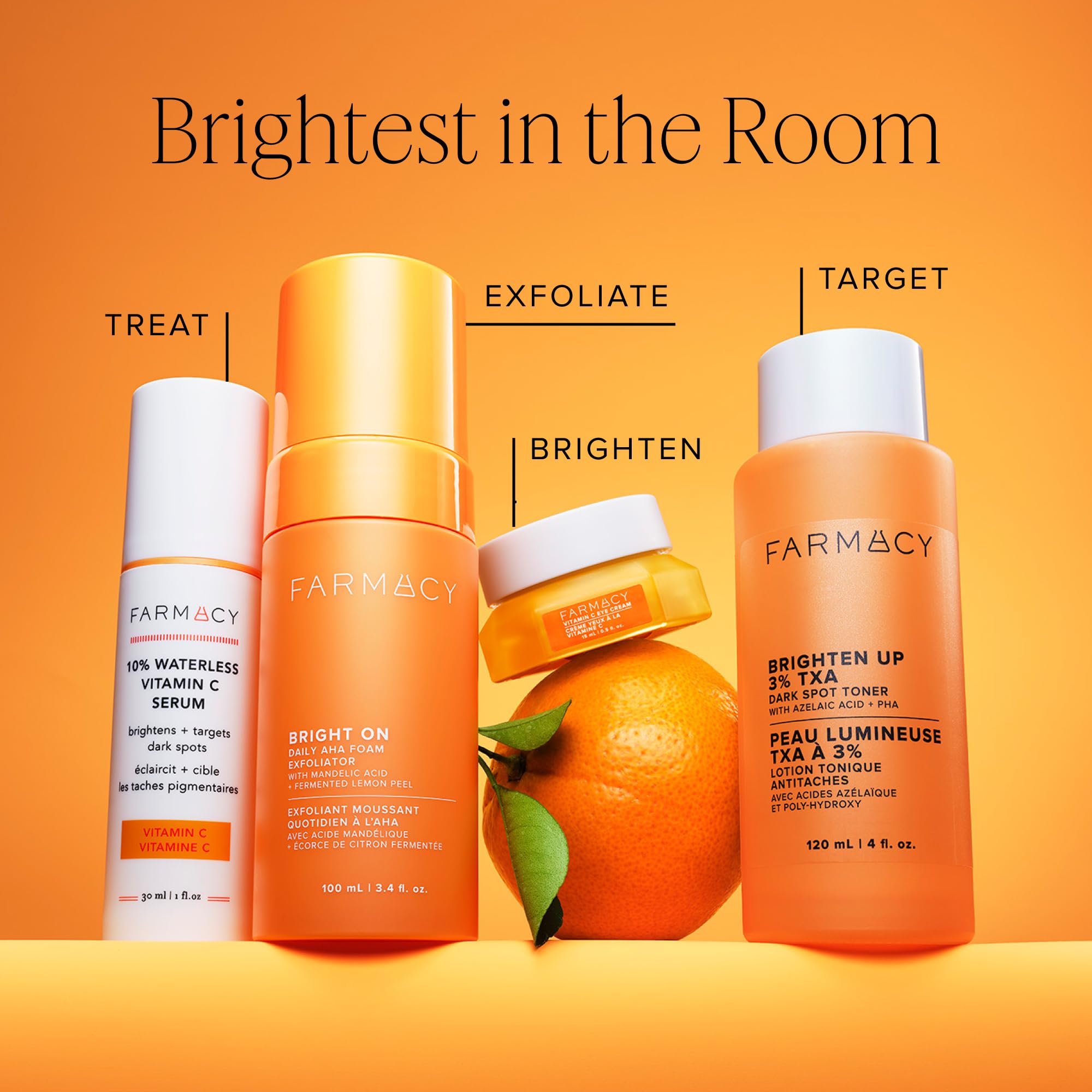 Farmacy before and after skin texture comparison showing visible smoothing