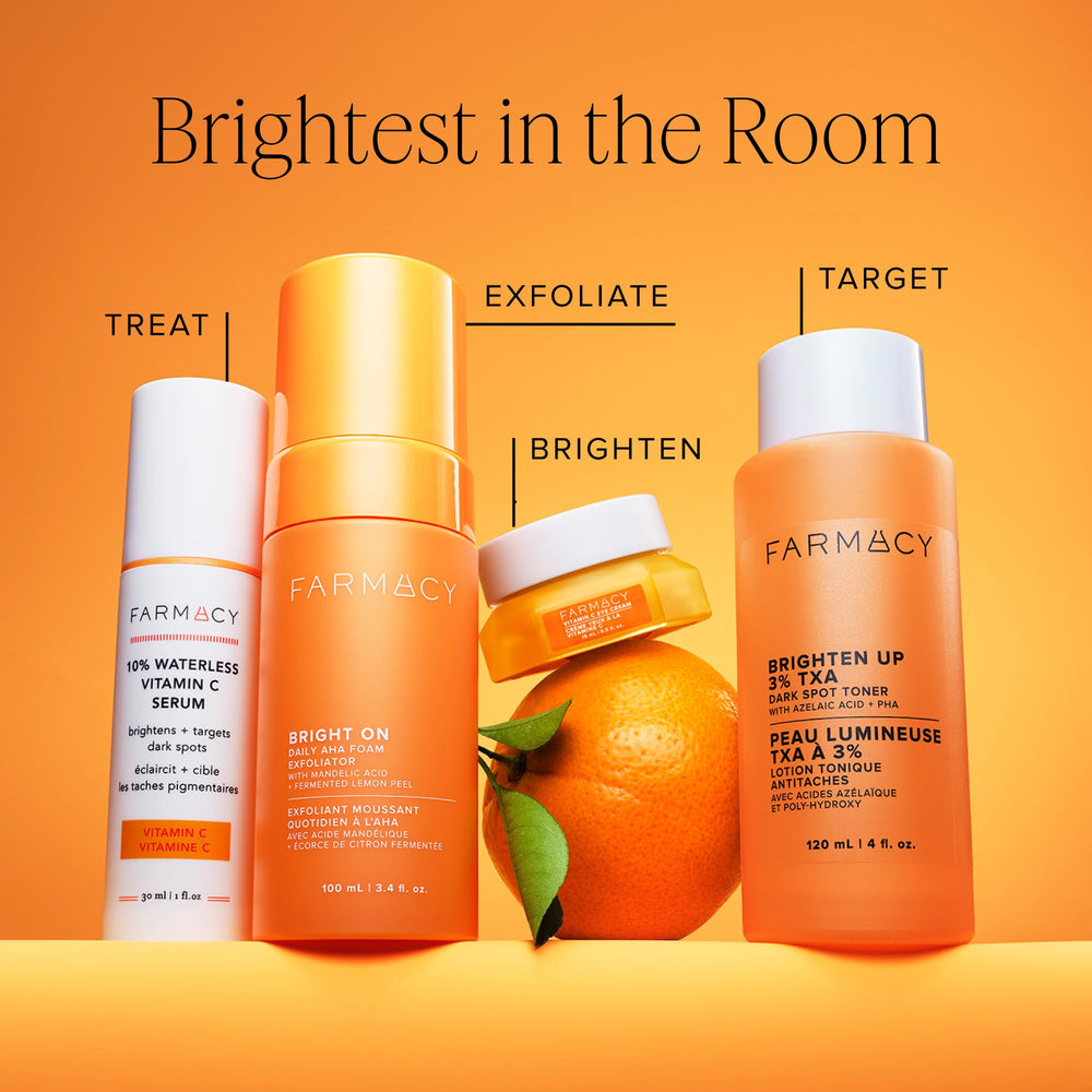 Farmacy before and after skin texture comparison showing visible smoothing