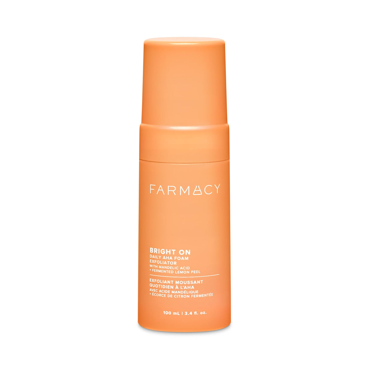 Farmacy bottle front view showing product and brightening benefits