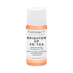 Farmacy 3% TXA Brightening Toner front bottle showing label and recyclable packaging for clarity
