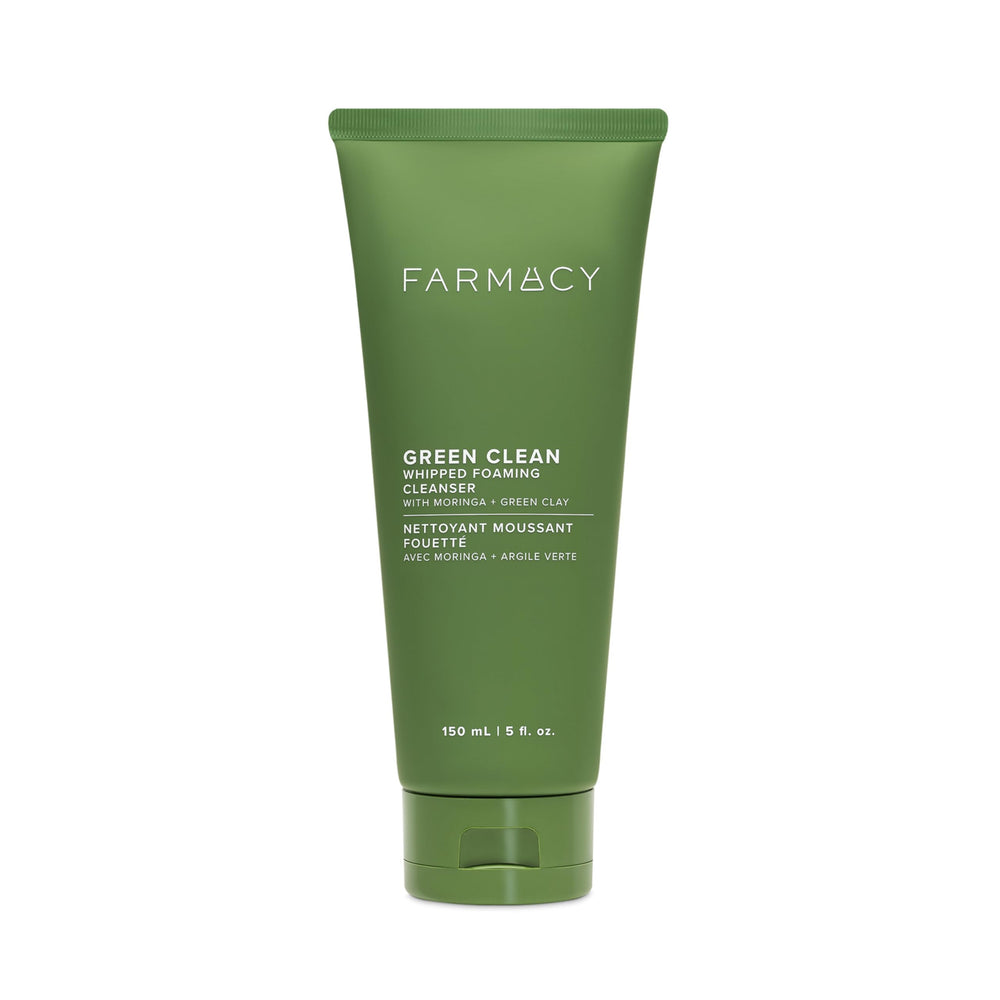 Farmacy Foaming Face Wash front bottle showing product and benefits