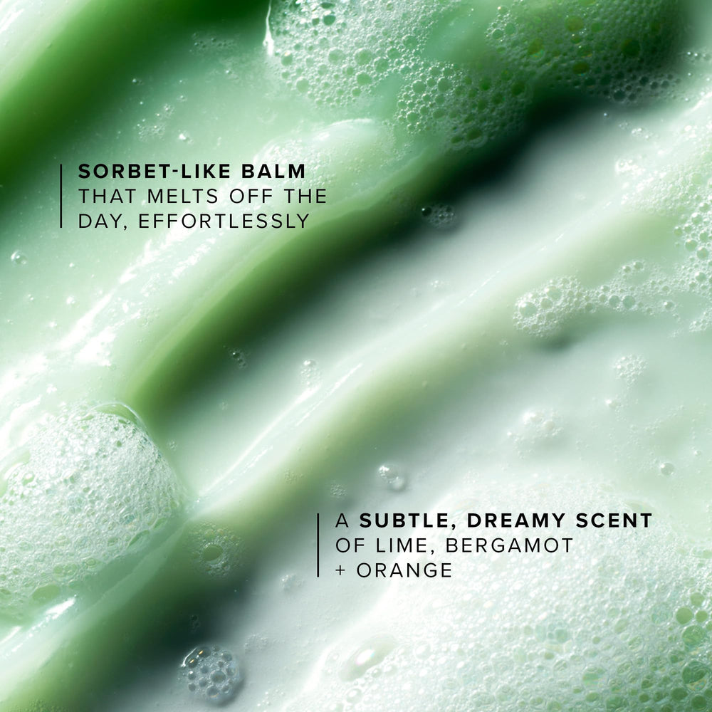 Farmacy balm emulsified into milky rinse for easy removal
