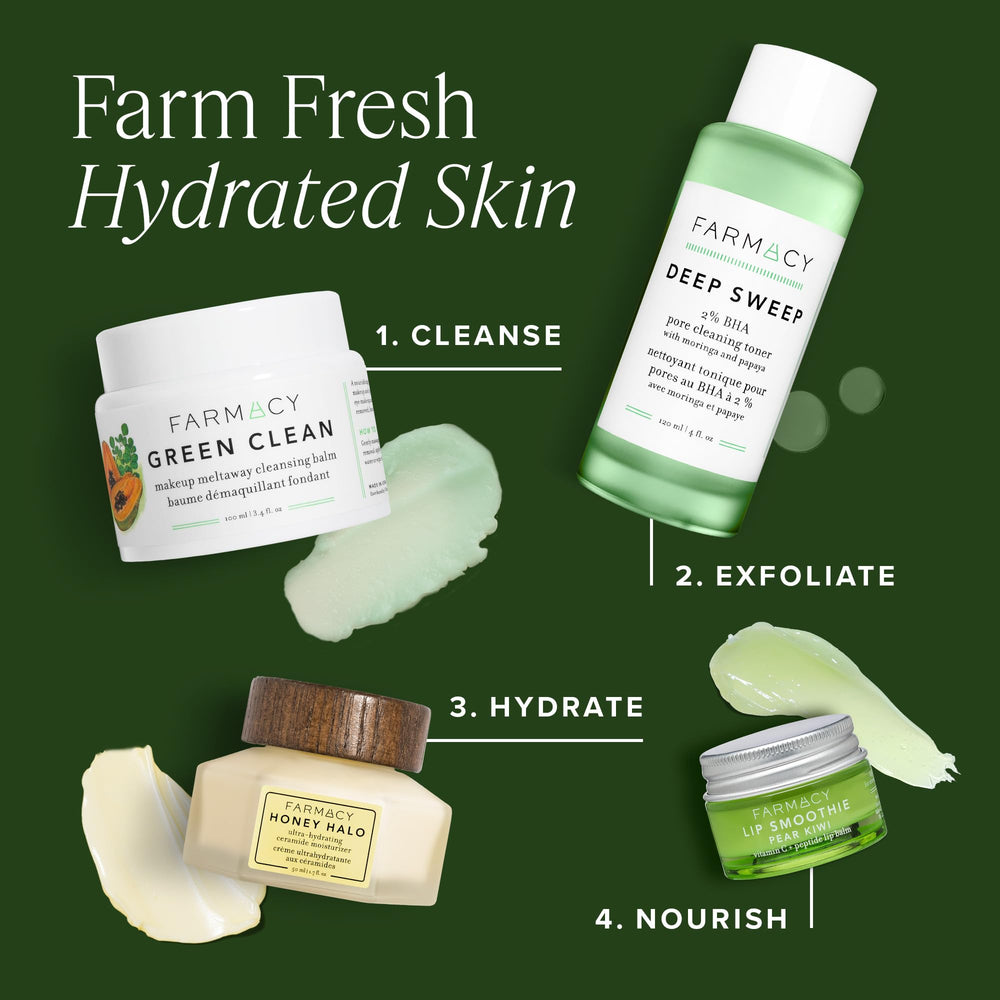 Farmacy super greens ingredients arranged to show antioxidant support