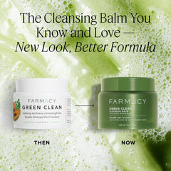 Farmacy Green Clean close-up texture of balm highlighting smooth, emollient formula