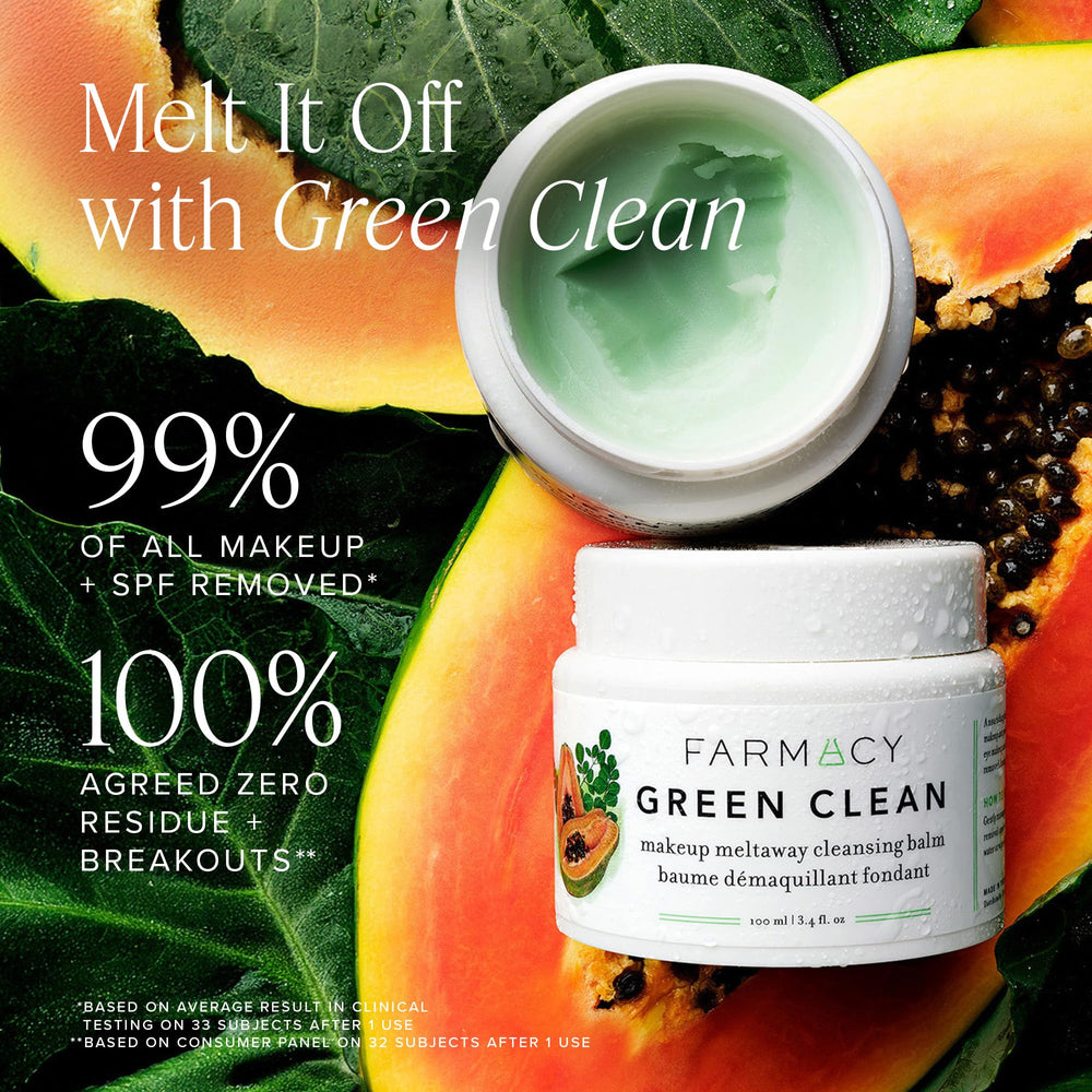 Farmacy balm texture close-up highlighting creamy smoothness