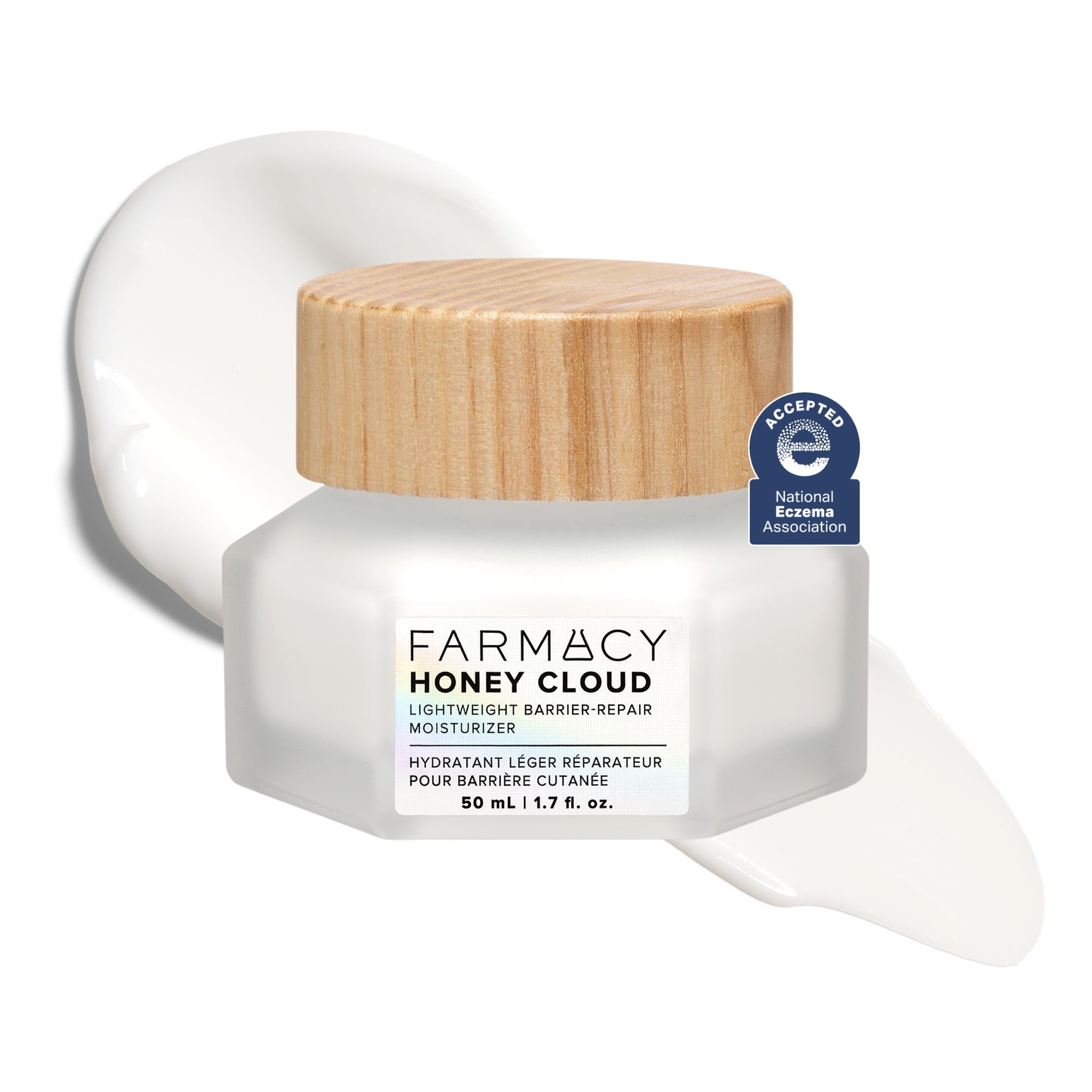 Farmacy Honey Cloud front jar showing product and clean design for easy identification