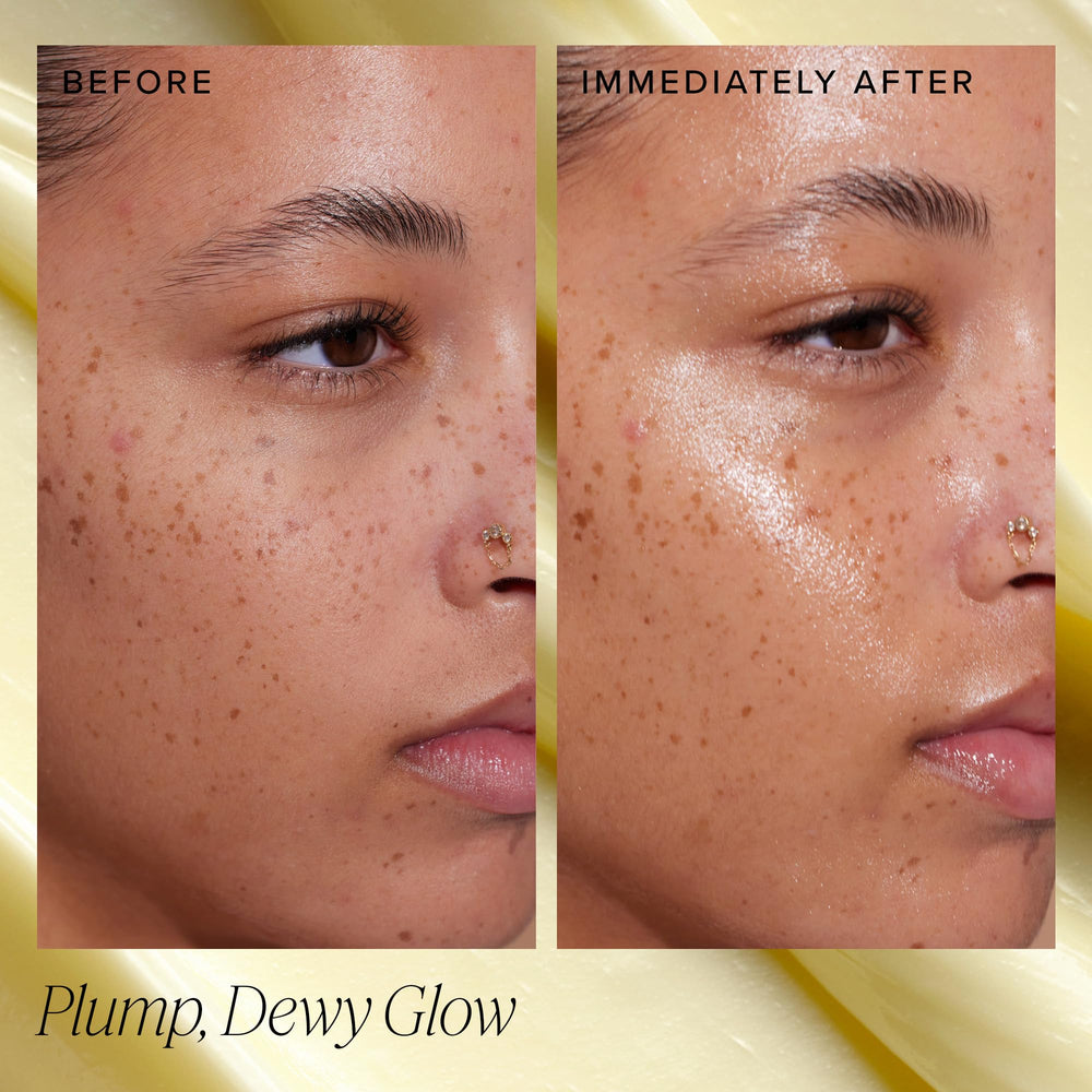 Farmacy Honey Halo in a bathroom routine showing layering convenience