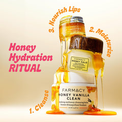 Farmacy with papaya and honey ingredients highlighting natural nourishment