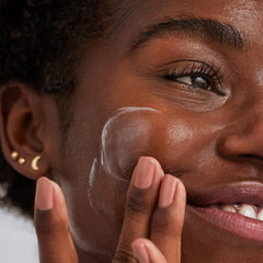 Farmacy product next to coin for 9ml size comparison, clarifies compact travel-ready benefit
